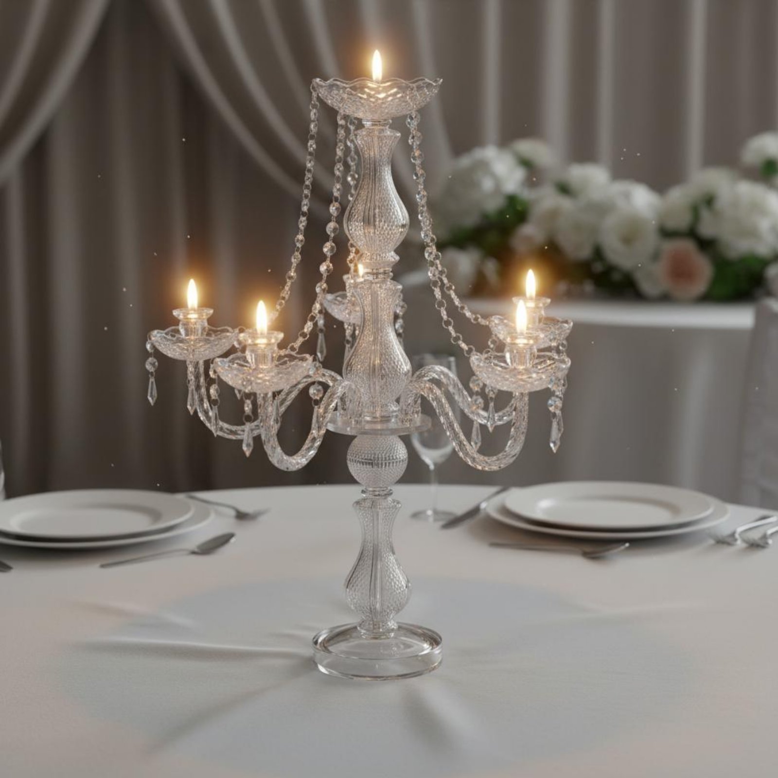 Candélabre en cristal élégant  - Candle Quotes avis et prix