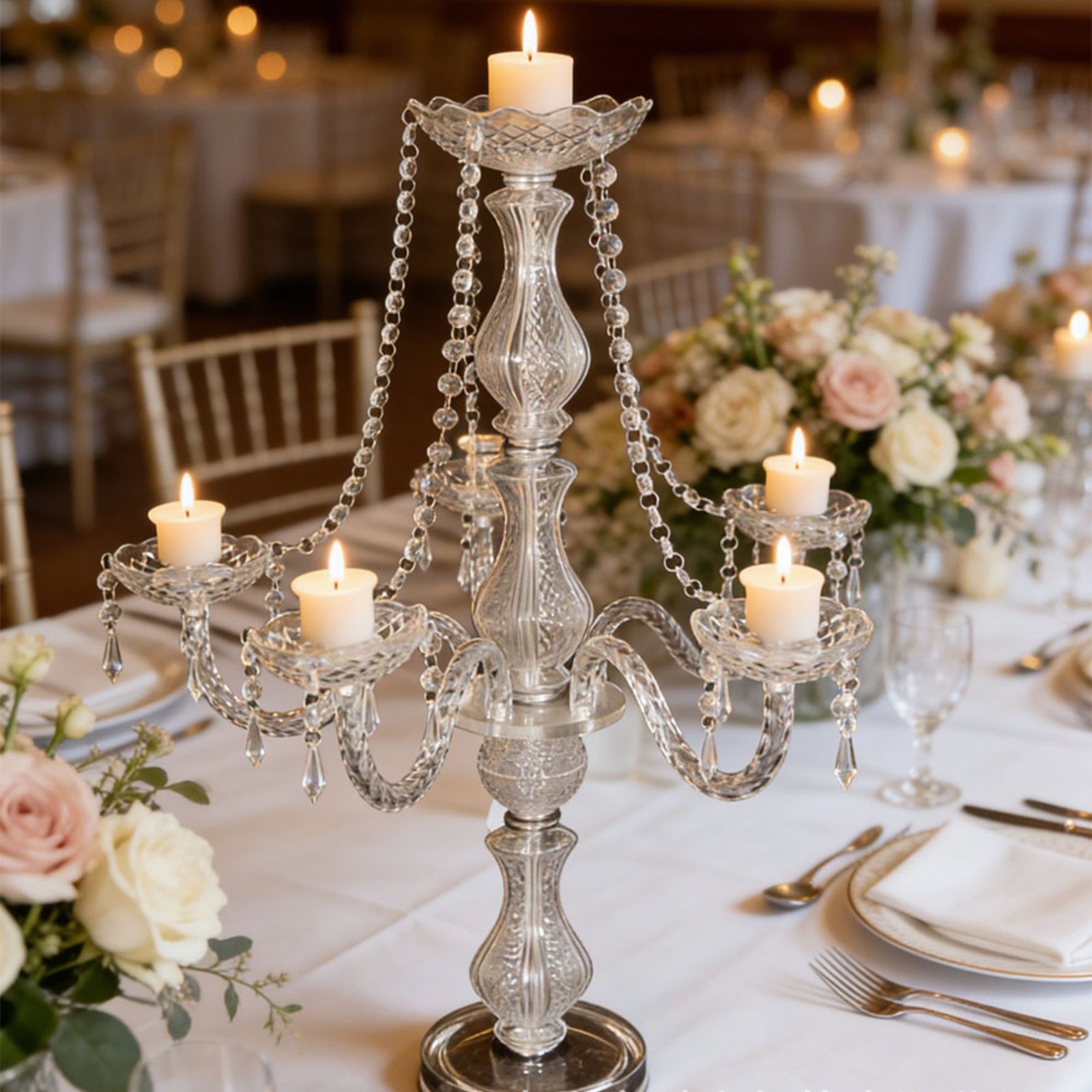 Candélabre en cristal élégant  - Candle Quotes avis et prix