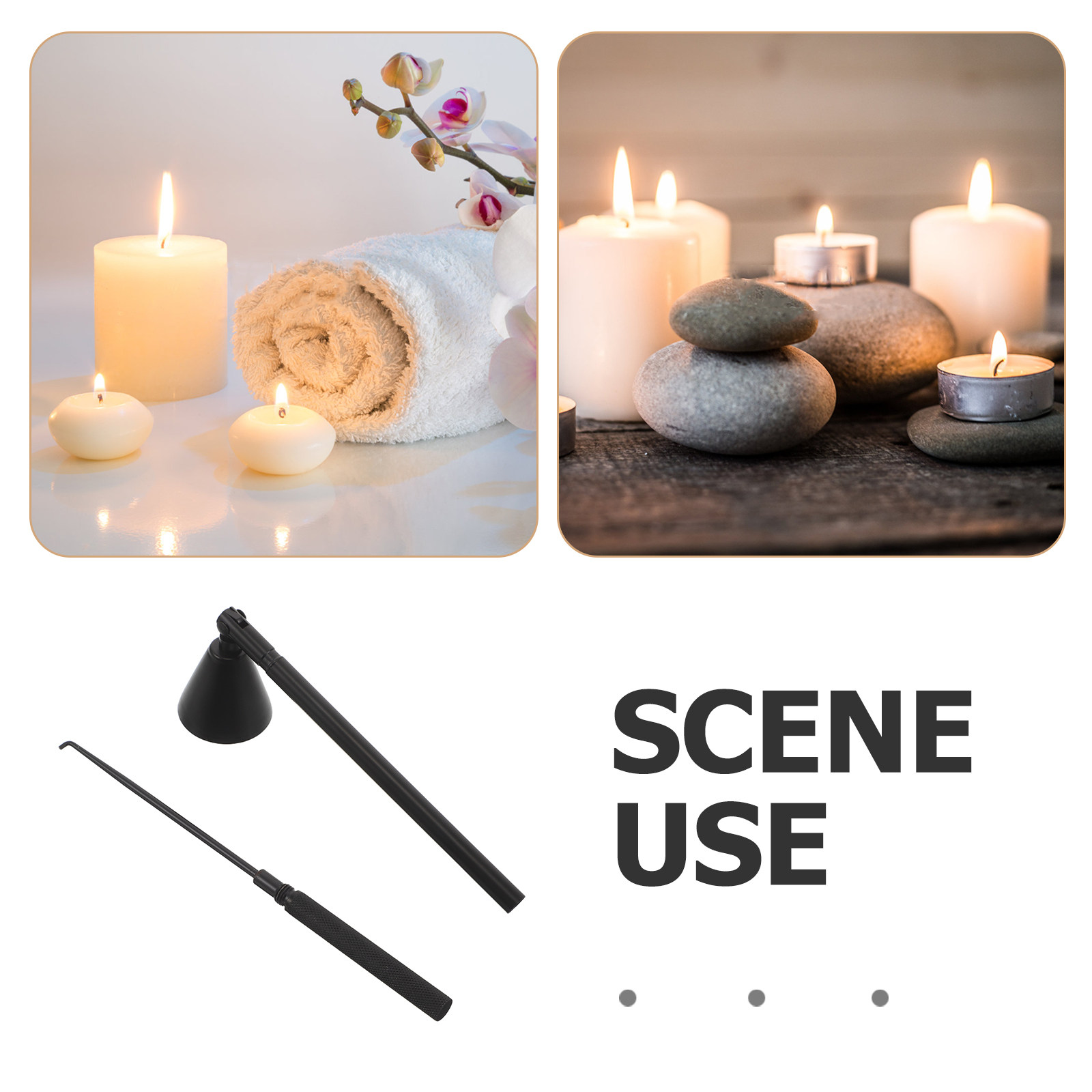 Éteignoir à flamme 2-en-1 en a - Wick Dipper Tool avis et prix